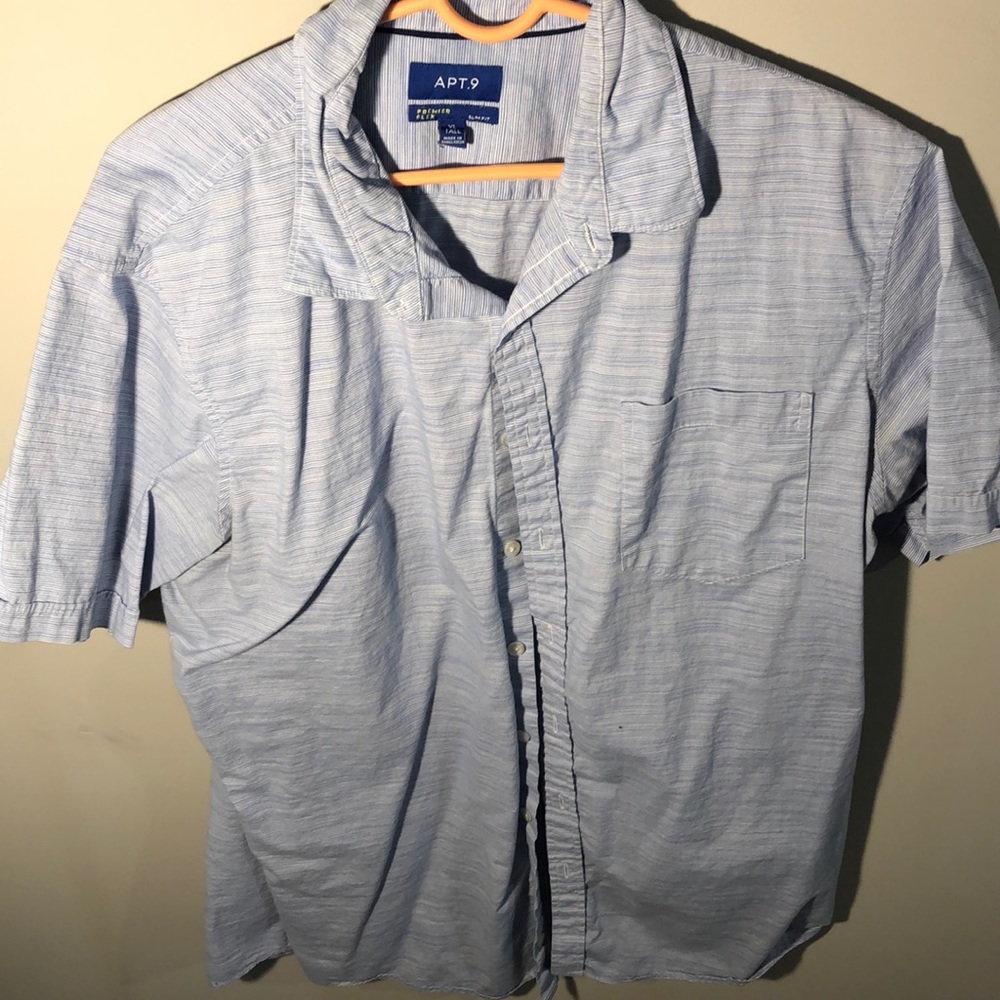 Apt 9 slim fit dress up shirt
